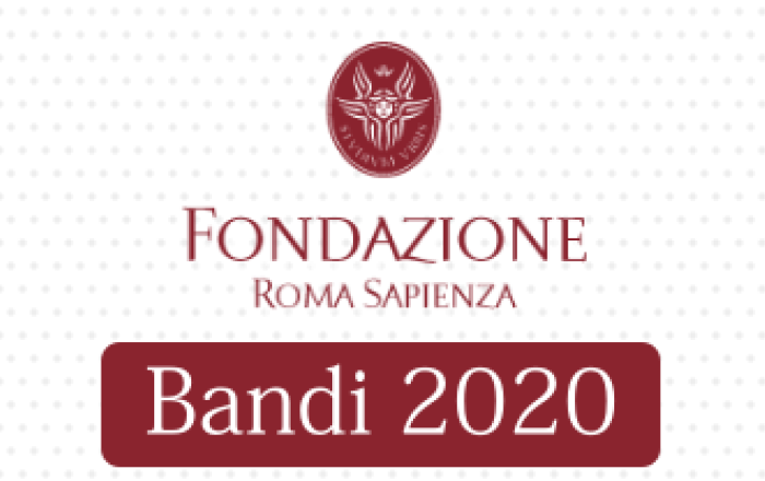 Fondazione Roma Sapienza: Bandi 2020