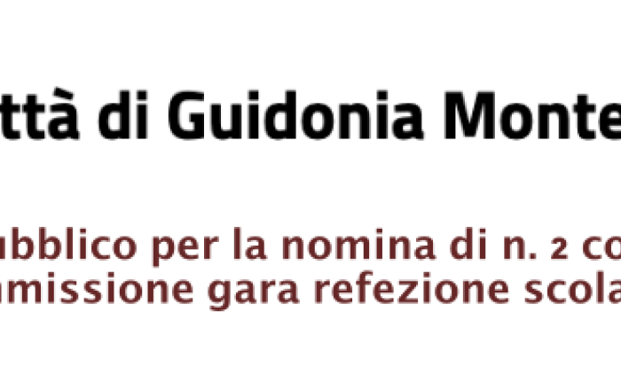 Avviso Pubblico della Città di Guidonia Montecelio