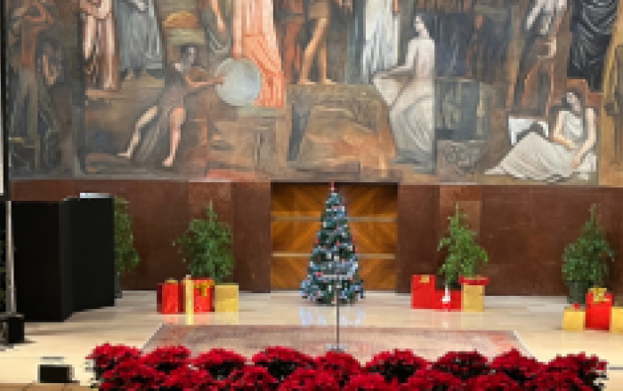 Auguri di Natale in Aula magna