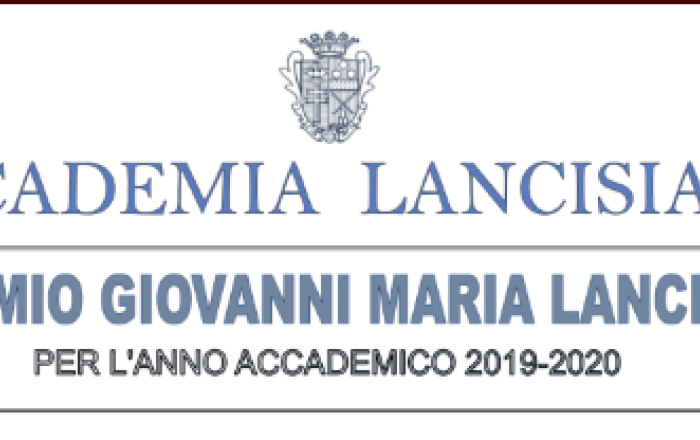 Accademia Lancisiana - Bando Premio Giovanni Maria Lancisi anno accademico 2019-2020