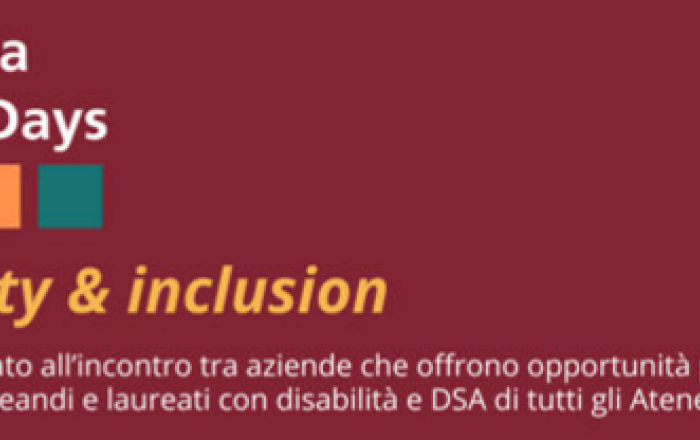 Sapienza Career Days - Diversity & Inclusion (1 dicembre 2023)