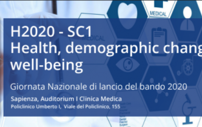 Giornata dedicata ai prossimi Bandi Horizon 2020 in ambito Health