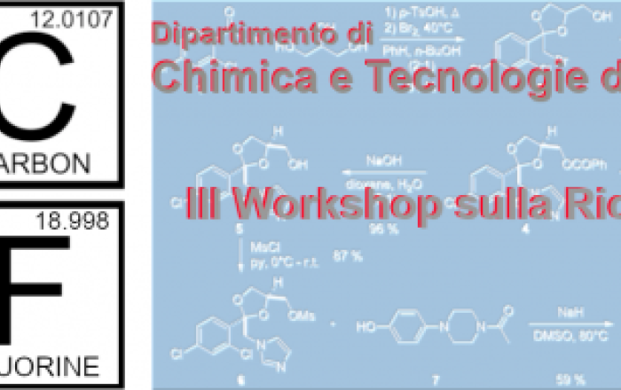 Terzo Workshop sulla Ricerca 2022 del Dip. Chimica e Tecnologie del Farmaco