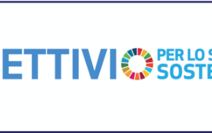 L'immagine mostra il logo dell'iniziativa ONU "Obiettivi per lo sviluppo sostenibile"