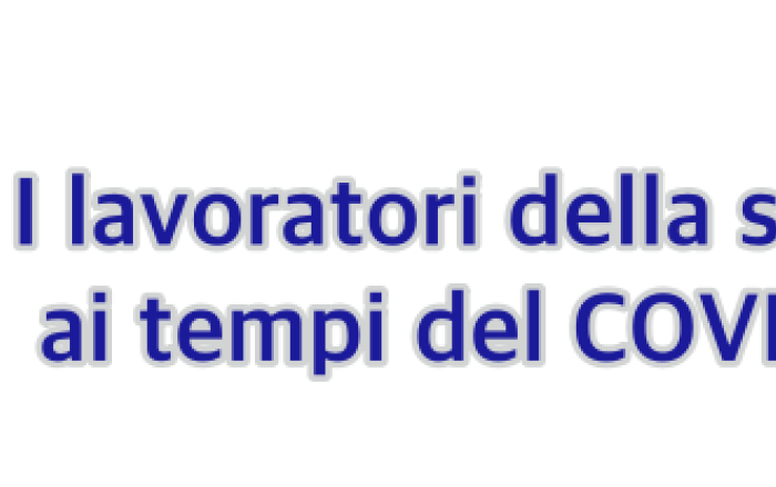 I lavoratori della salute ai tempi del COVID-19