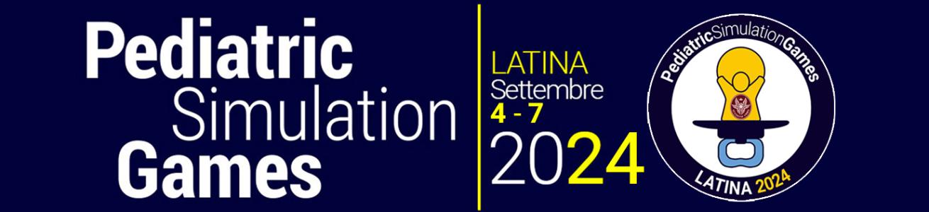 Pediatric Simulation Games 2024, Latina dal 4 al 7 settembre